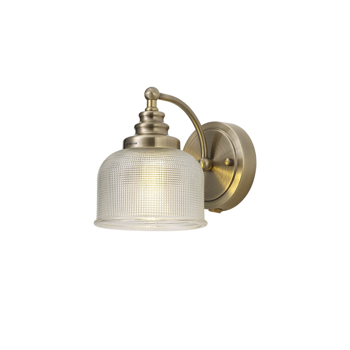 Nelson Lighting NL86229 | Sakkas Wall Light | Antique Brass