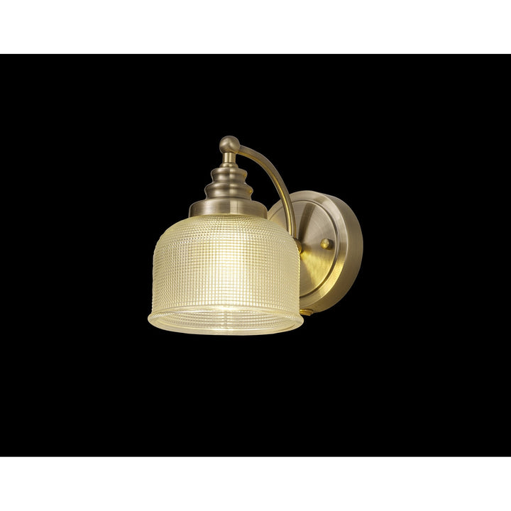 Nelson Lighting NL86229 | Sakkas Wall Light | Antique Brass