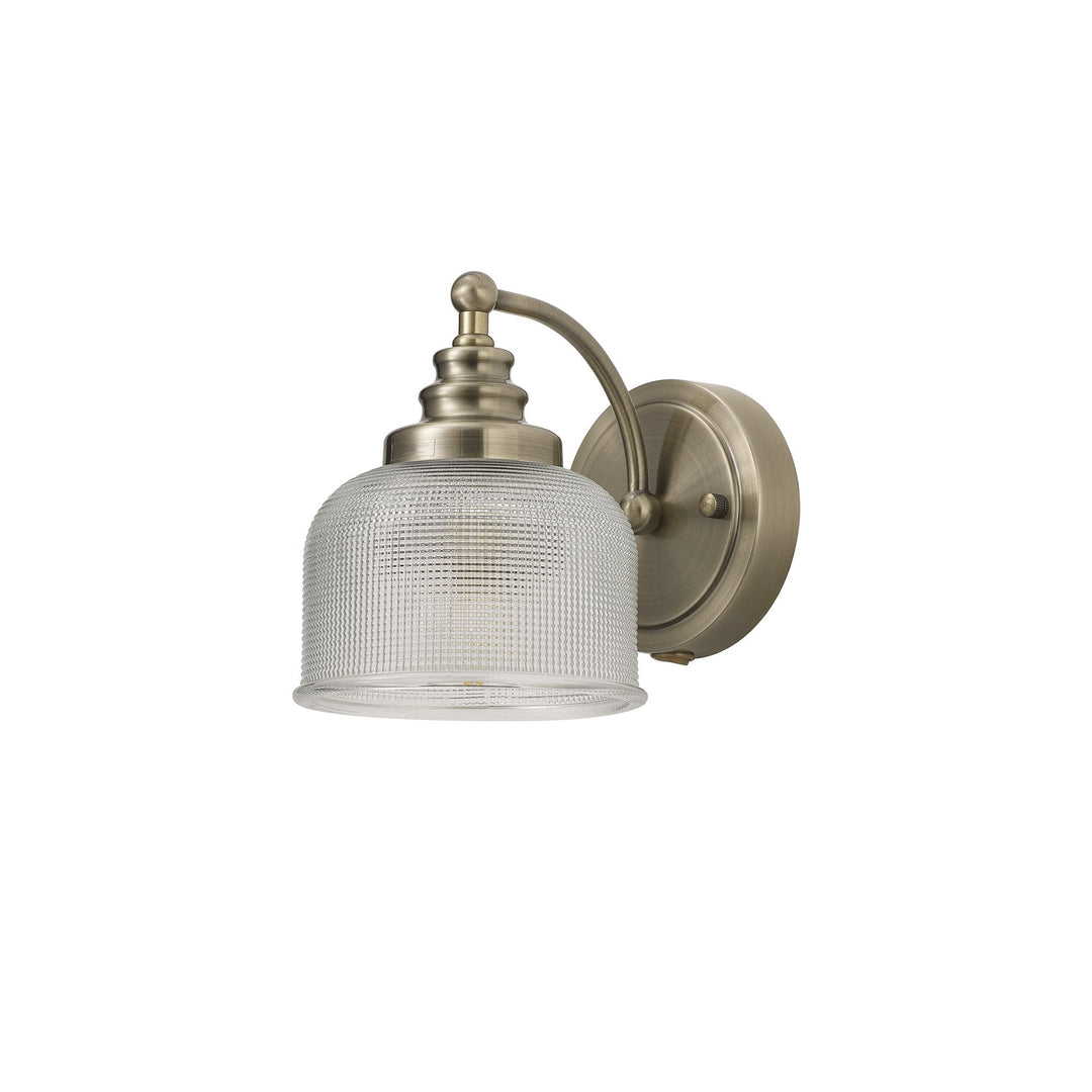 Nelson Lighting NL86229 | Sakkas Wall Light | Antique Brass