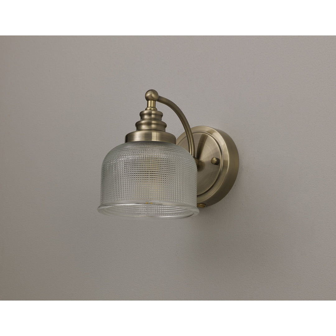 Nelson Lighting NL86229 | Sakkas Wall Light | Antique Brass