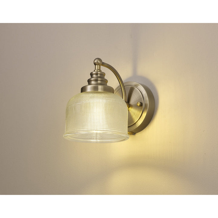 Nelson Lighting NL86229 | Sakkas Wall Light | Antique Brass