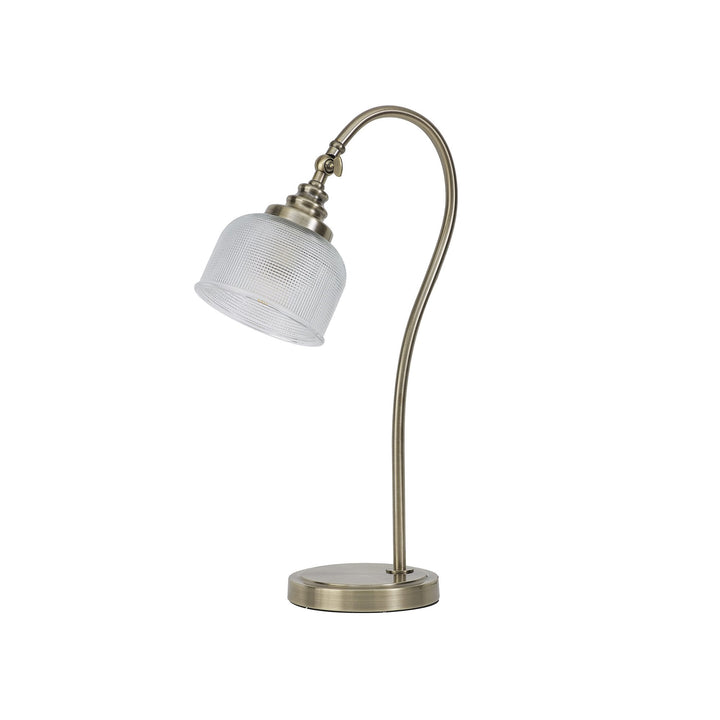 Nelson Lighting NL86249 Sakkas 1 Light Table Lamp Antique Brass