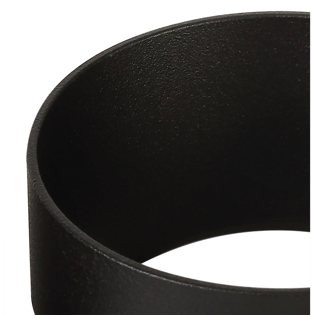 Nelson Lighting NL83939 Stockholm 2cm Face Ring Accessory Pack Sand Black