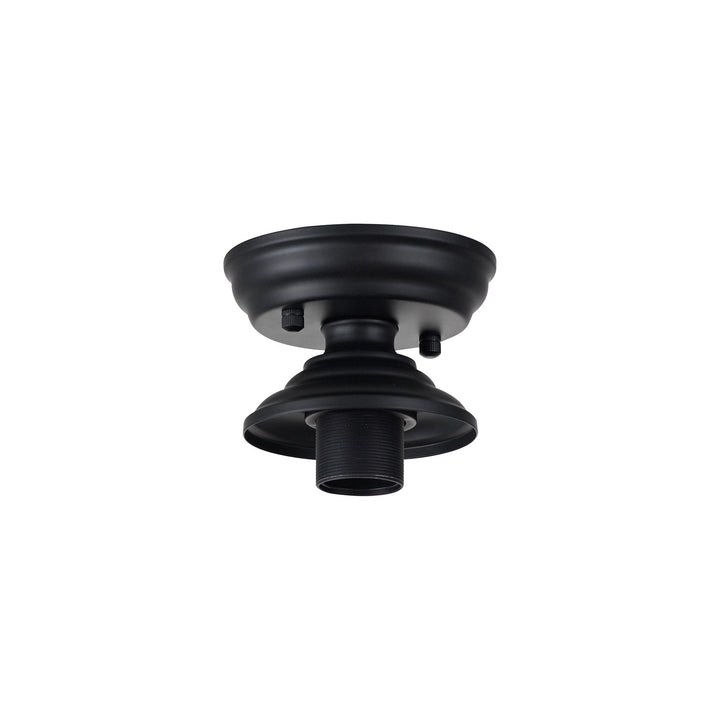 Nelson Lighting NL83099 Tabion 1 Light Flush Ceiling Light Matt Black