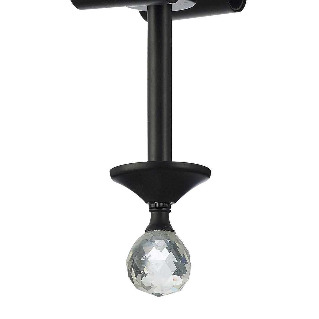 Nelson Lighting NL86869 Tabion 2 Light Ceiling Light Matt Black