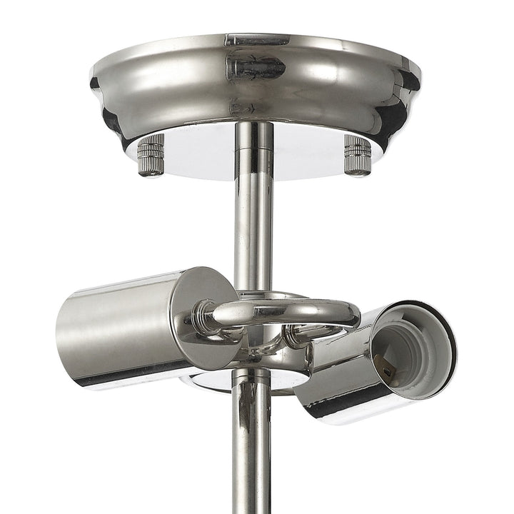 Nelson Lighting NL86899 Tabion 2 Light Ceiling Light Polished Nickel