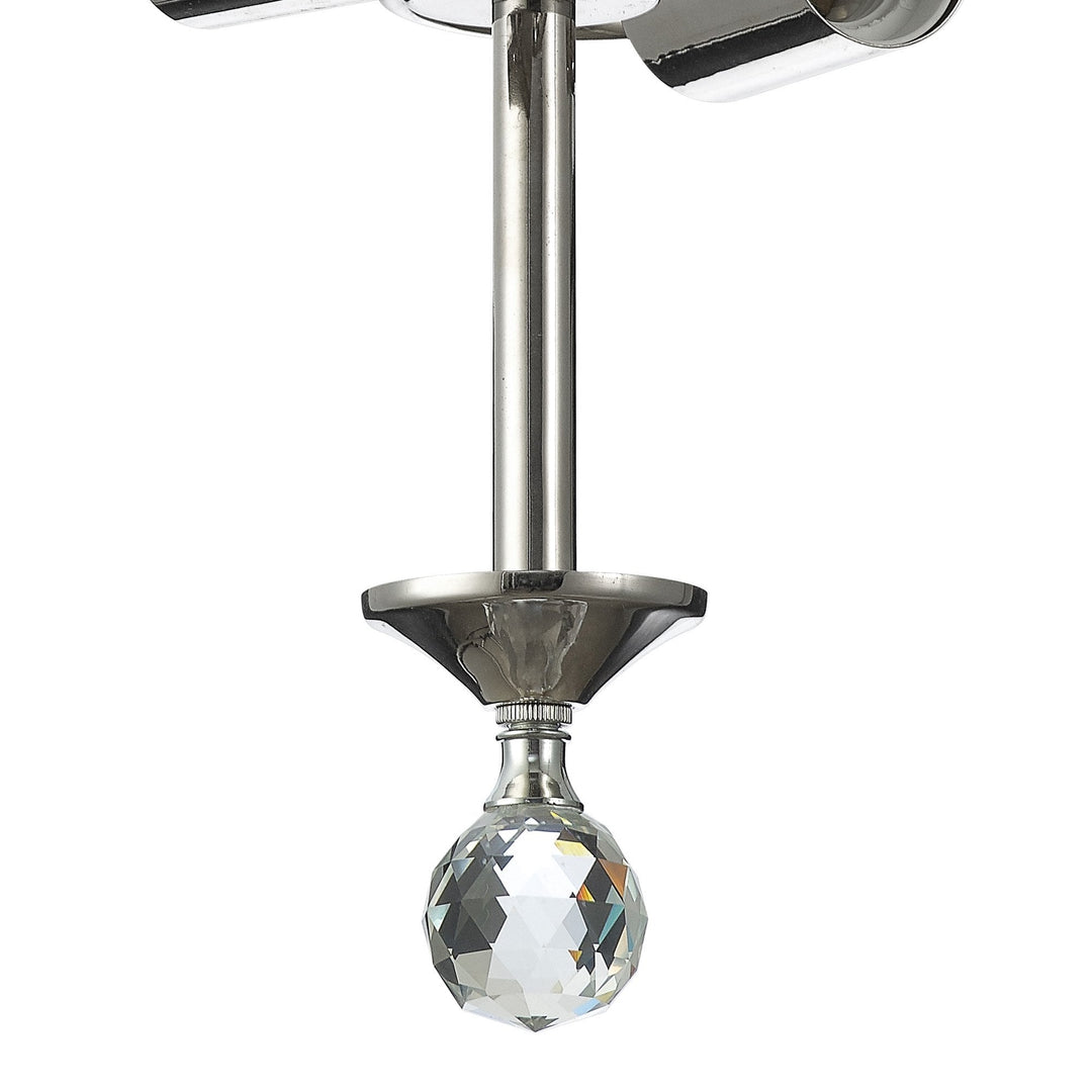 Nelson Lighting NL86899 Tabion 2 Light Ceiling Light Polished Nickel