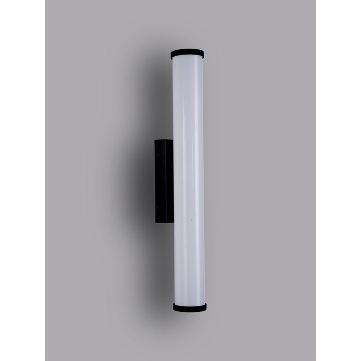 Nelson Lighting NL90389 Tao 1 LED Bathroom Wall Light Sand Black