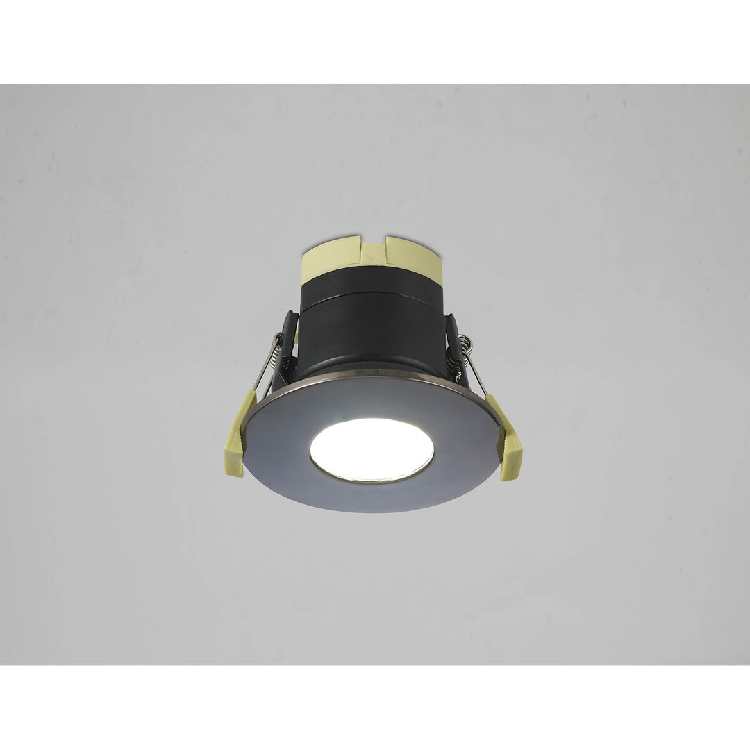 Nelson Lighting NL8739/BC9 Zaft 1 LED Outdoor Downlight Black Chrome