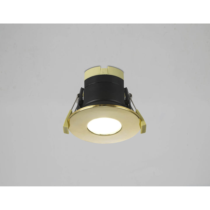 Nelson Lighting NL8739/BR9 Zaft 1 LED Outdoor Downlight Brass