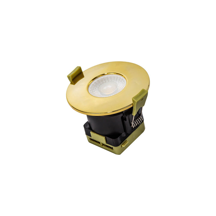 Nelson Lighting NL8739/BR9 Zaft 1 LED Outdoor Downlight Brass