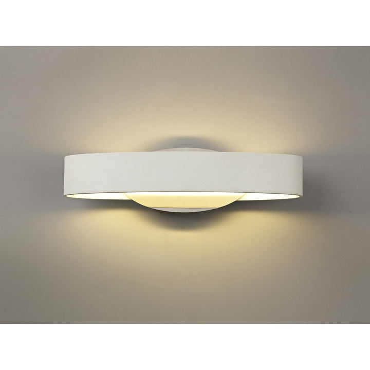 Nelson Lighting NL70389 Barry Wall Lamp LED White/Polished Chrome