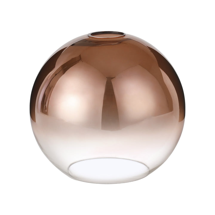 Nelson Lighting NL77929 Acme 30cm Globe Glass Copper/Clear