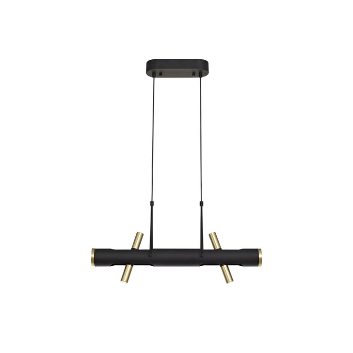 Nelson Lighting NL76709 Acoza Pendant LED Sand Black/Gold