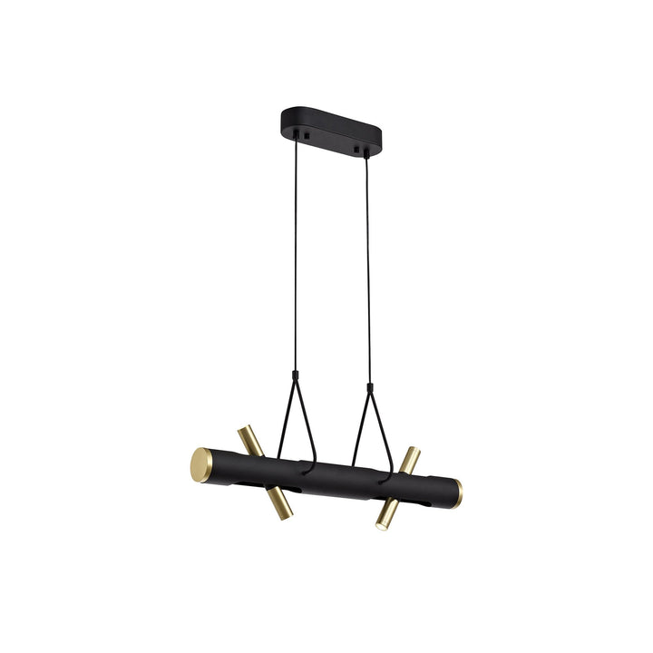 Nelson Lighting NL76709 Acoza Pendant LED Sand Black/Gold