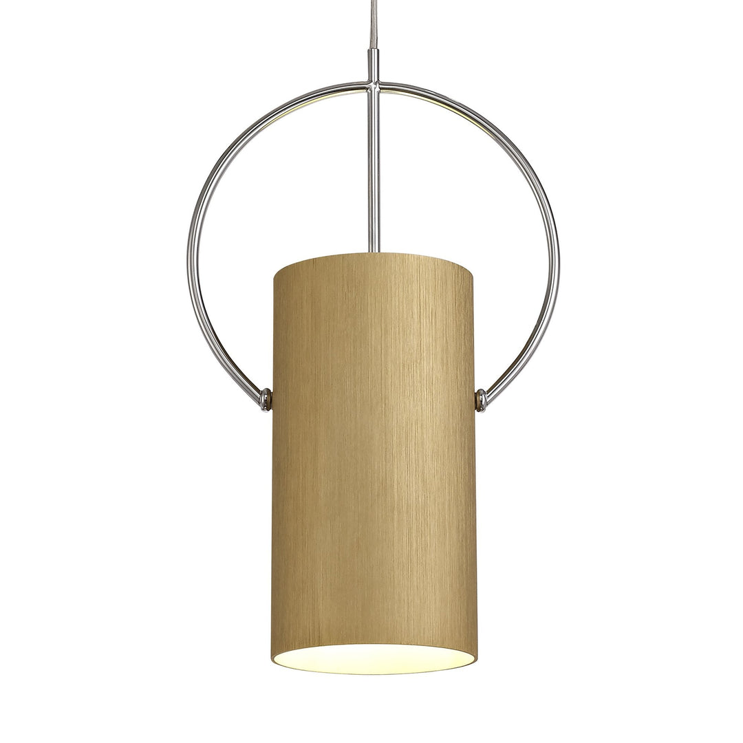 Nelson Lighting NL74099 Amo Single Pendant Gold/Polished Chrome