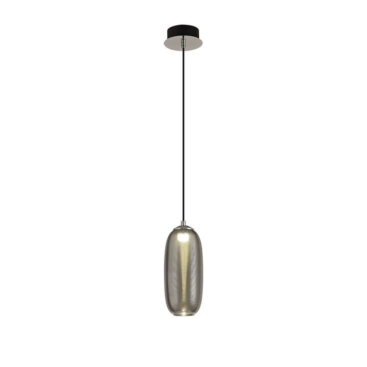 Nelson Lighting NL74349 Barter Pendant LED Smoked/Black