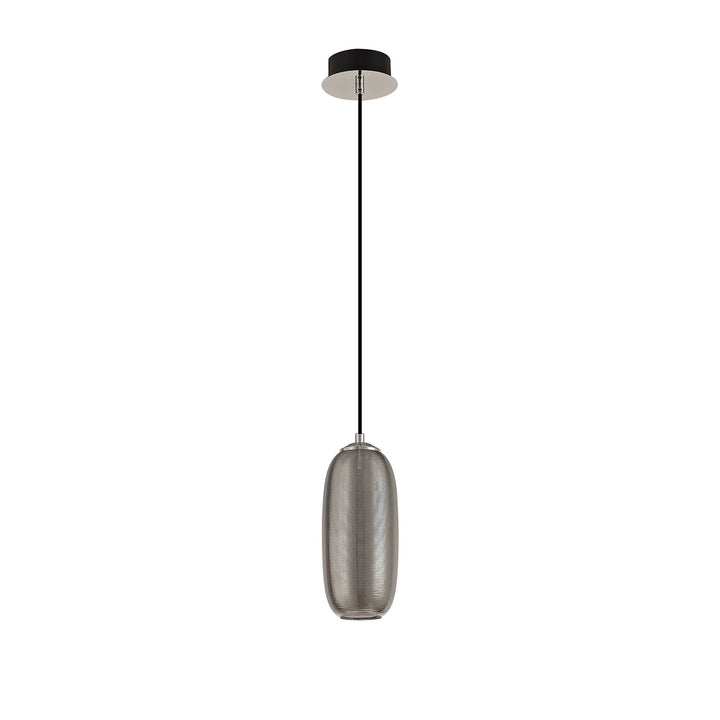 Nelson Lighting NL74349 Barter Pendant LED Smoked/Black