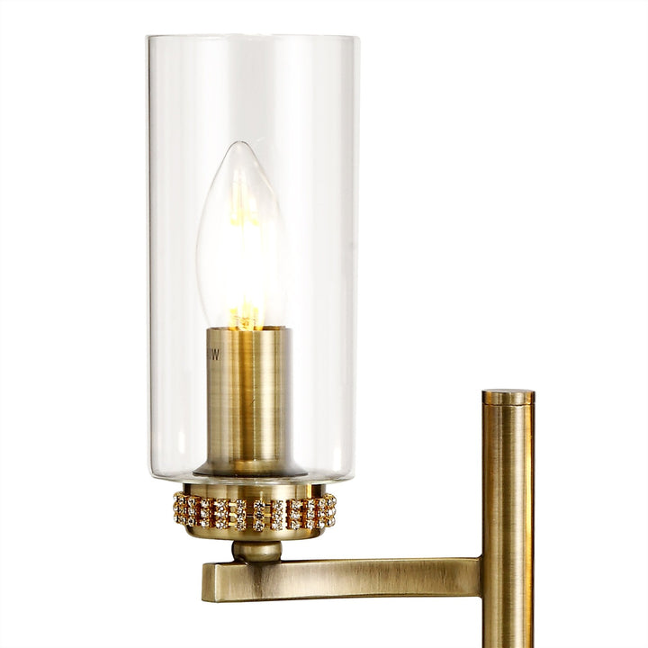 Nelson Lighting NL73589 Darling Table Lamp Antique Brass