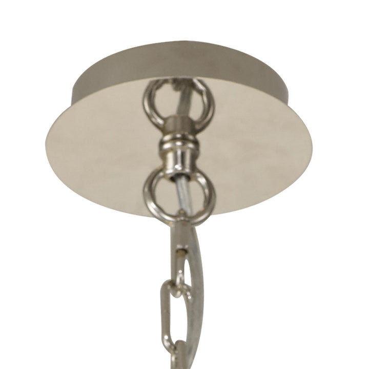 Nelson Lighting NL83749 Darling 7 Light Pendant/Semi Ceiling Polished Nickel