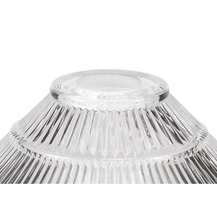 Nelson Lighting NL80539 Louis Cone 30cm Clear Glass Lampshade