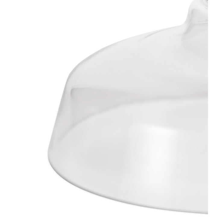 Nelson Lighting NL80569 Louis Flat Round 30cm Clear Glass Lampshade