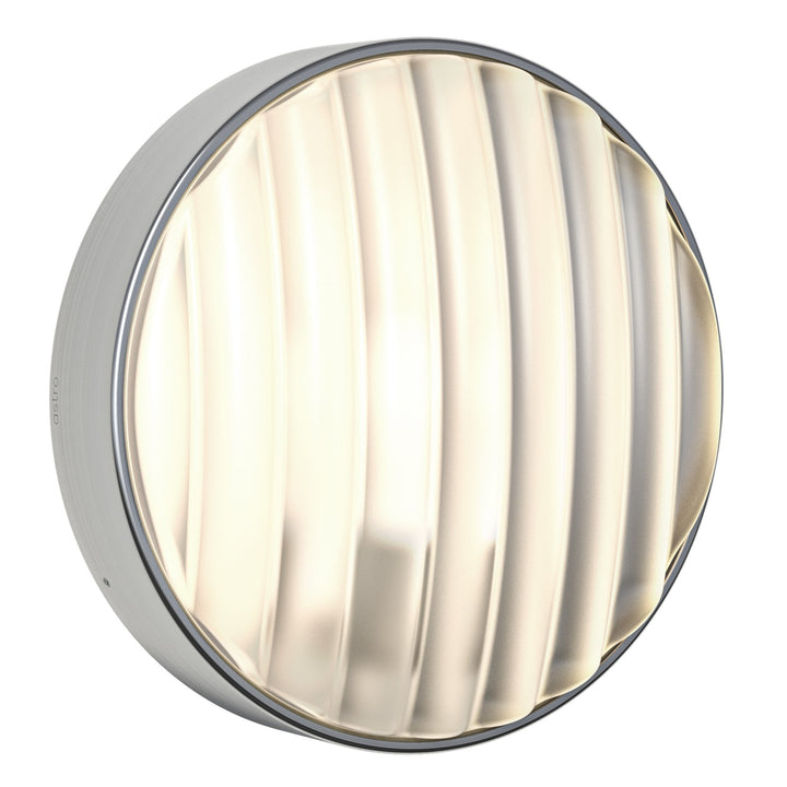 Astro 1032012 Montreal Round 300 Outdoor Wall Light Brushed Stainless Steel