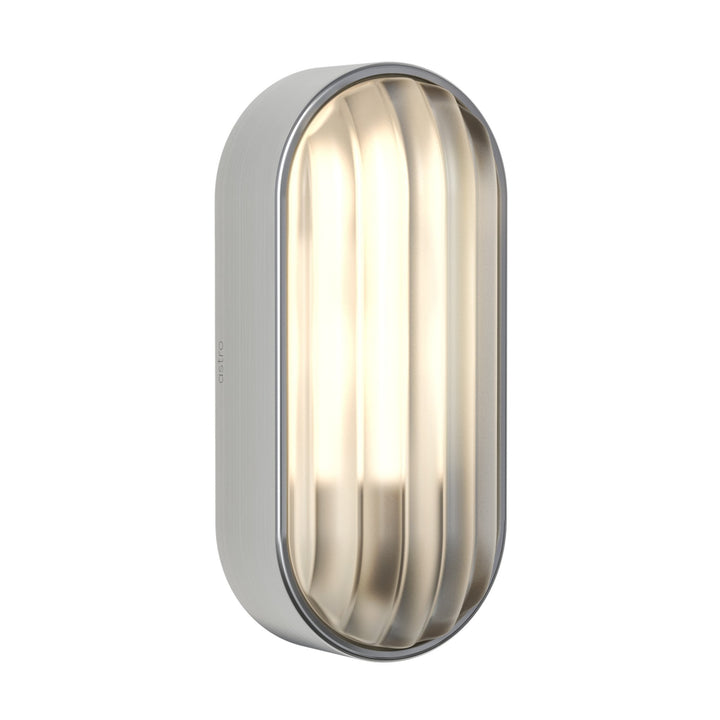 Astro 1032013 Montreal Oval Outdoor Wall Light Brushed Stainless Steel