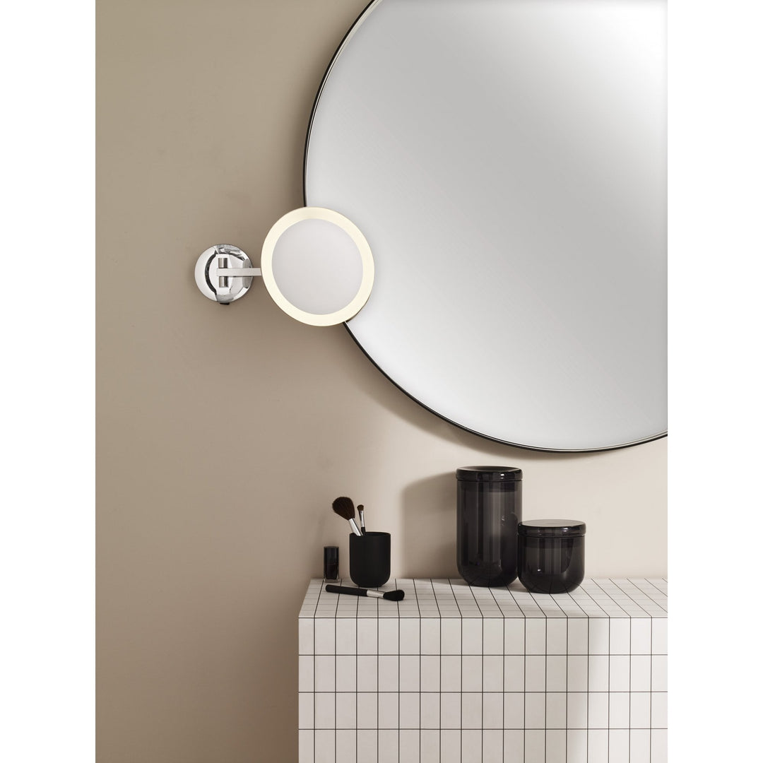 Astro 1373020 Mascali LED Bathroom Magnifying Mirror Polished Chrome