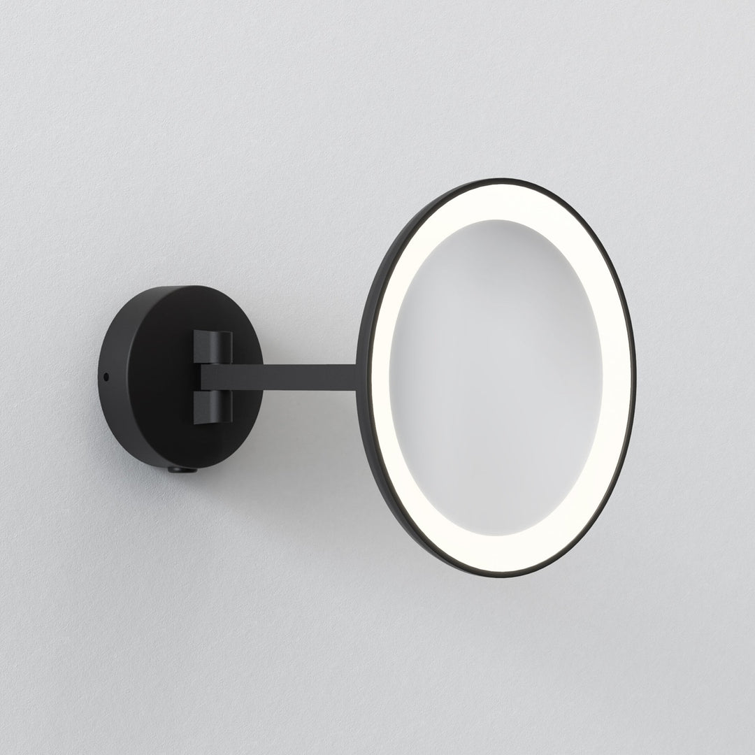 Astro 1373022 Mascali LED Bathroom Magnifying Mirror Matt Black