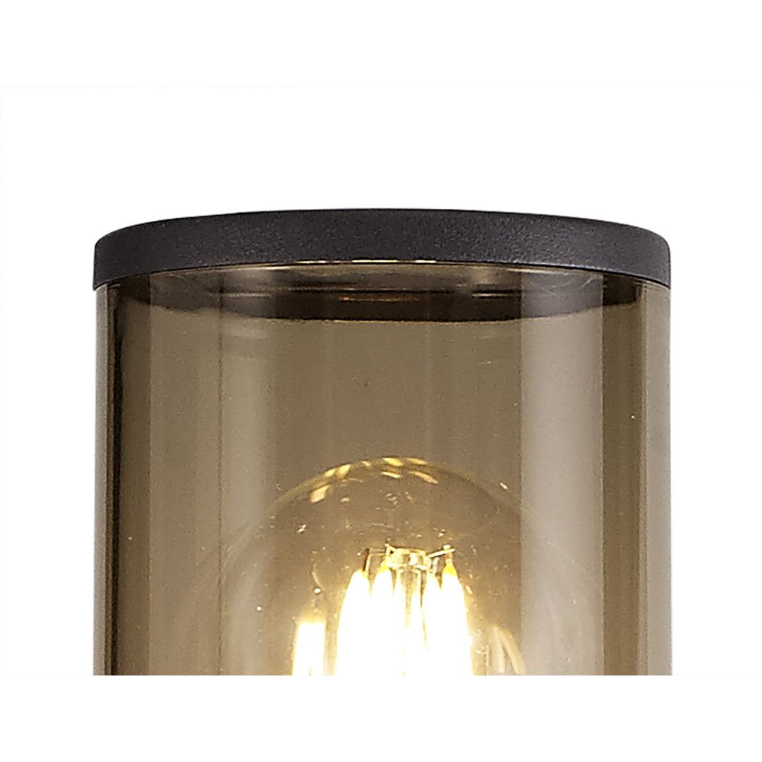 Nelson Lighting NL7779/SM9 | Marc Outdoor Post Lamp | 90cm | Anthracite/Smoked