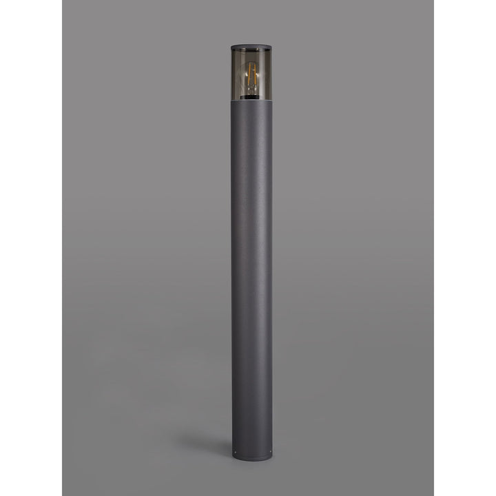 Nelson Lighting NL7779/SM9 | Marc Outdoor Post Lamp | 90cm | Anthracite/Smoked