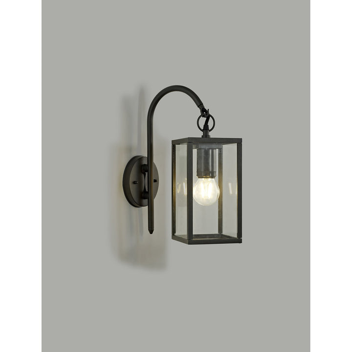 Nelson Lighting NL71179 Mateo Outdoor Downward Wall Lamp 1 Light Graphite Black