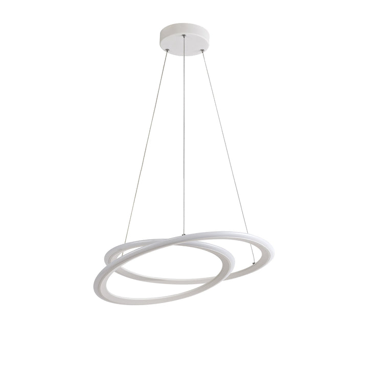 Nelson Lighting NL77699 Melisa Pendant LED Dimmable Matt White