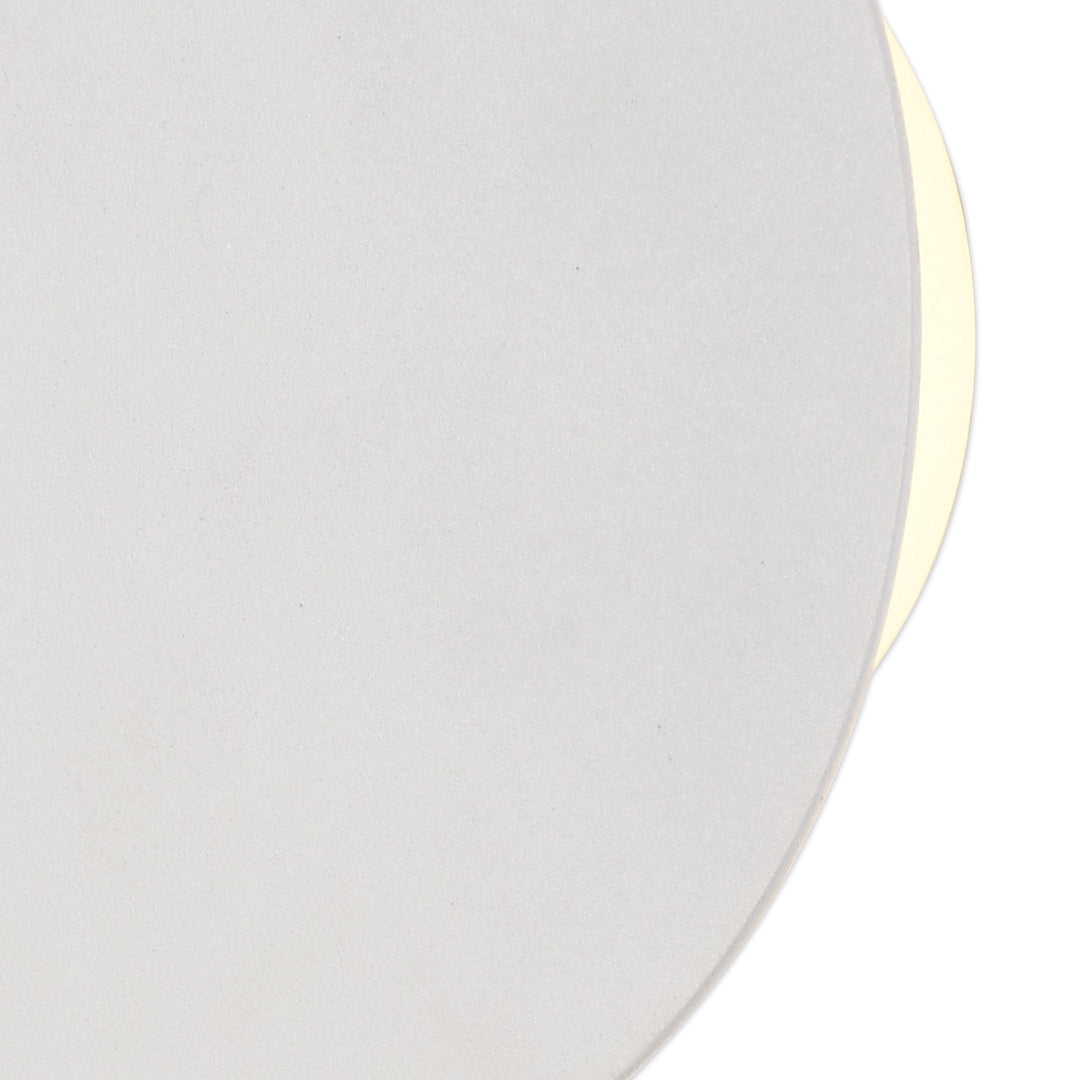 Nelson Lighting NLK03769 Modena Magnetic Base Wall Lamp LED 15cm Round Sand White