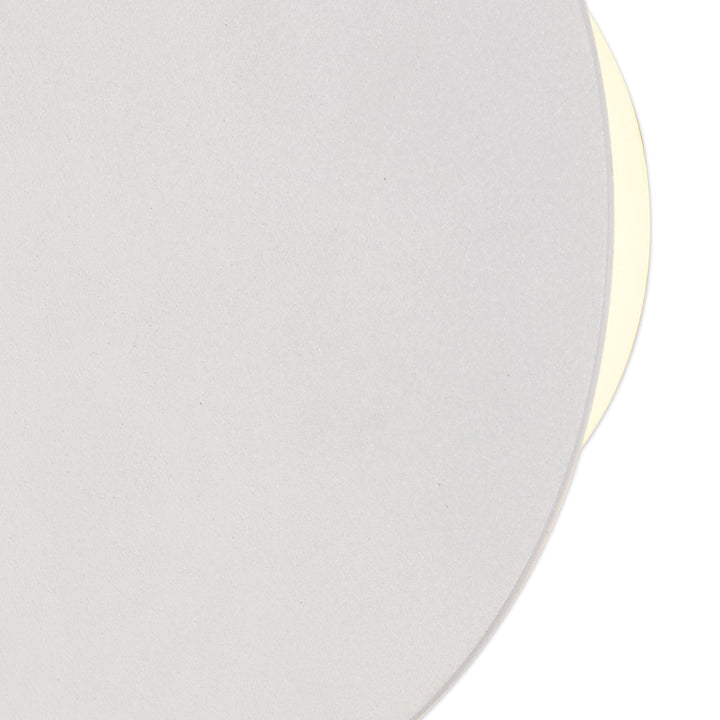 Nelson Lighting NLK03769 Modena Magnetic Base Wall Lamp LED 15cm Round Sand White