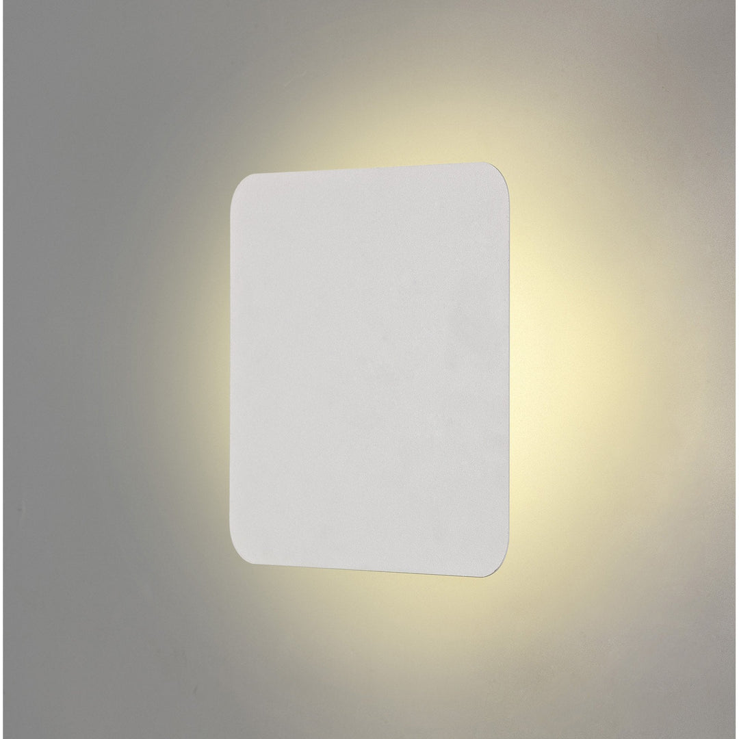 Nelson Lighting NLK03809 Modena Magnetic Base Wall Lamp LED 20cm Square Sand White
