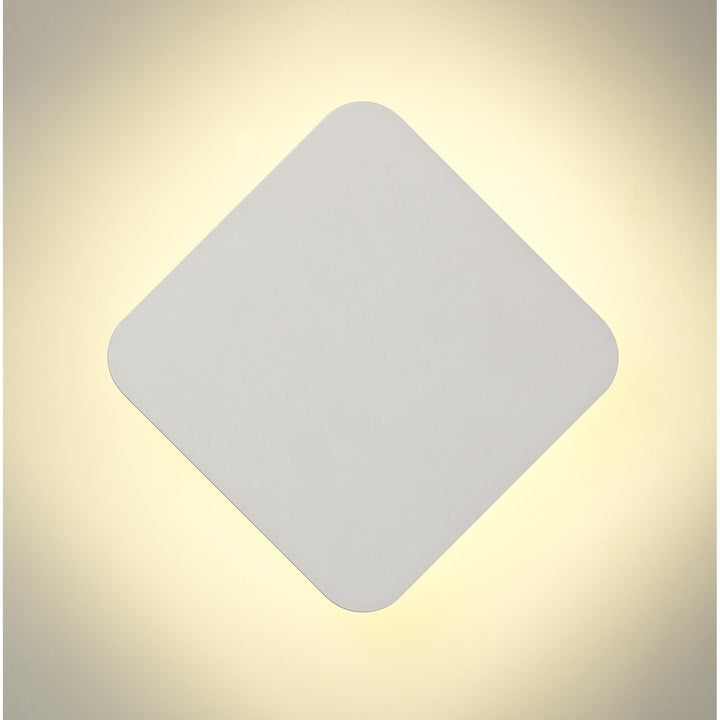 Nelson Lighting NLK03819 Modena Magnetic Base Wall Lamp LED 20cm Diamond Sand White