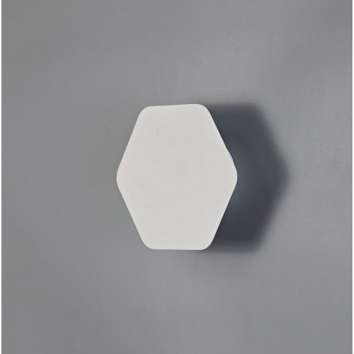 Nelson Lighting NLK03829 | Modena Wall Lamp | LED Hexagonal Base | Sand White