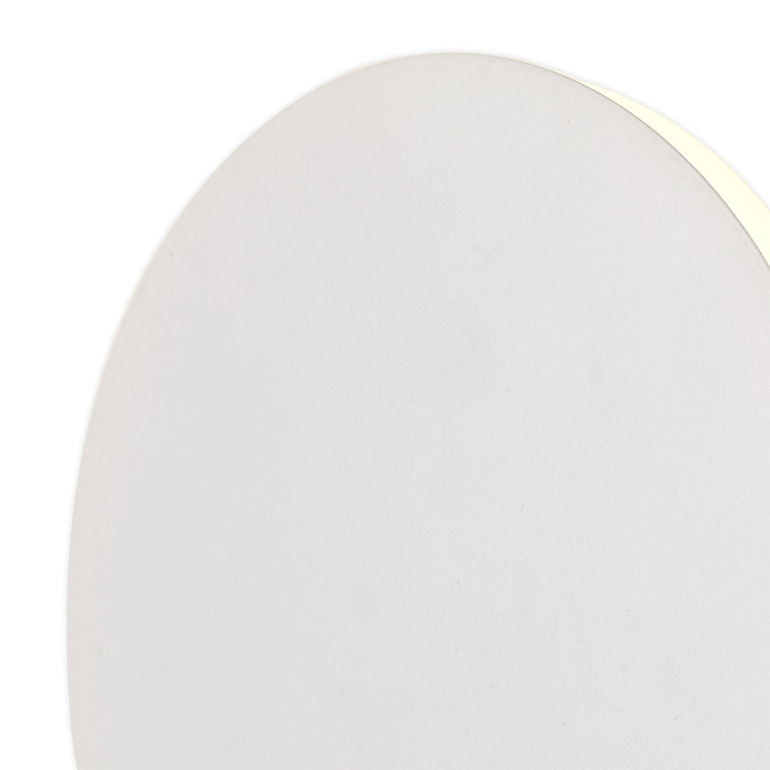 Nelson Lighting NLK03869 Modena Magnetic Base Wall Lamp LED 20/19cm Round Centre Sand White/ Frosted Diffuser