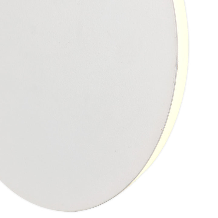 Nelson Lighting NLK03869 Modena Magnetic Base Wall Lamp LED 20/19cm Round Centre Sand White/ Frosted Diffuser