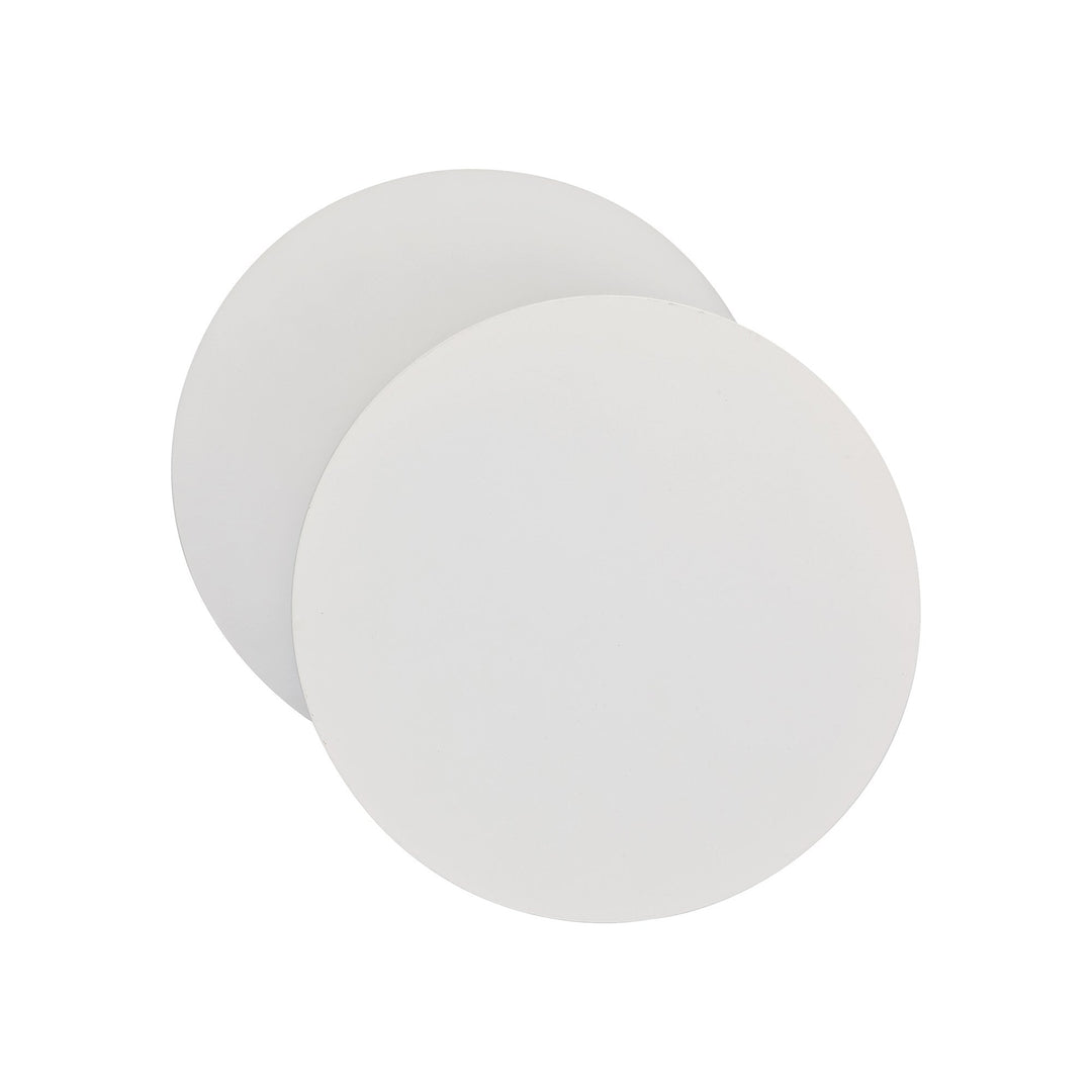 Nelson Lighting NLK03879 Modena Magnetic Base Wall Lamp LED 20/19cm Round Right Offset Sand White