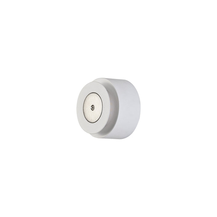 Nelson Lighting NLK04049 Modena Magnetic Base Wall Lamp LED 20/19cm Diamond Centre Sand White/ Frosted Diffuser