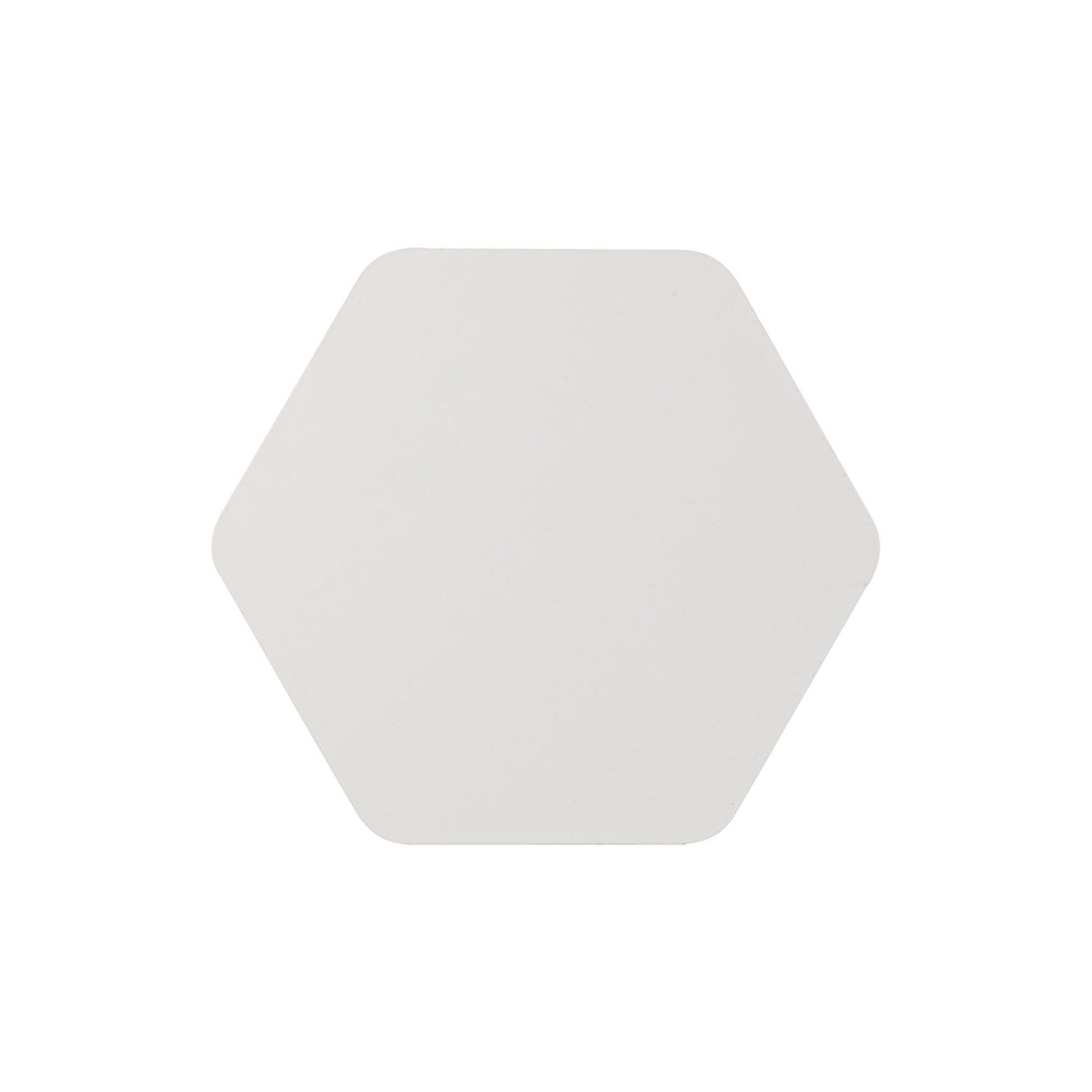 Nelson Lighting NLK04059 Modena Magnetic Base Wall Lamp LED 20/19cm Hexagonal Centre White/ Frosted Diffuser