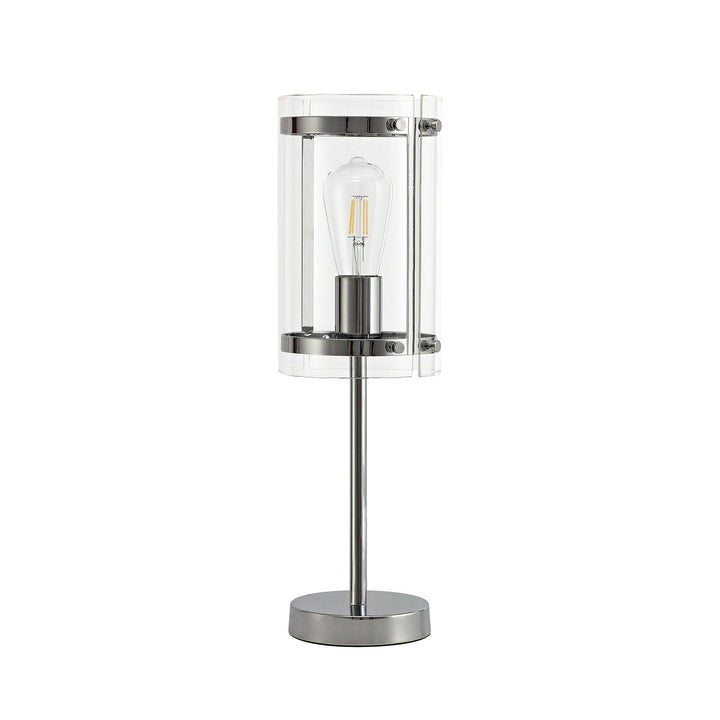 Nelson Lighting NL74169 Prince Table Lamp 1 Light Polished Chrome