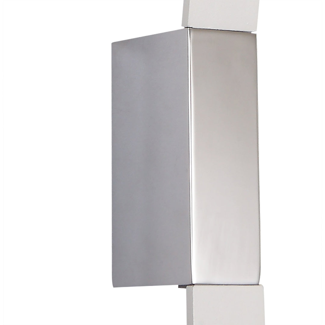 Nelson Lighting NL73609 Salva Wall Lamp LED Sand White/Polished Chrome