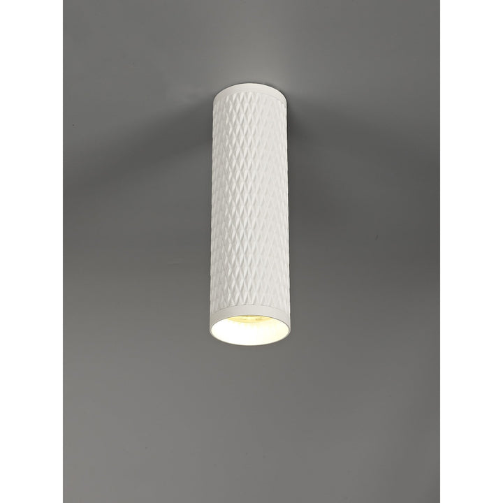 Nelson Lighting NL80199 Silence 20cm Surface Mounted Ceiling Light 1 Light Sand White