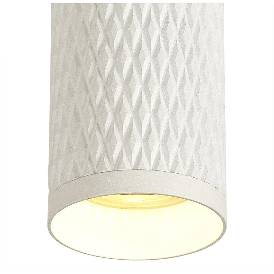 Nelson Lighting NL80239 Silence 30cm Surface Mounted Ceiling Light 1 Light Sand White