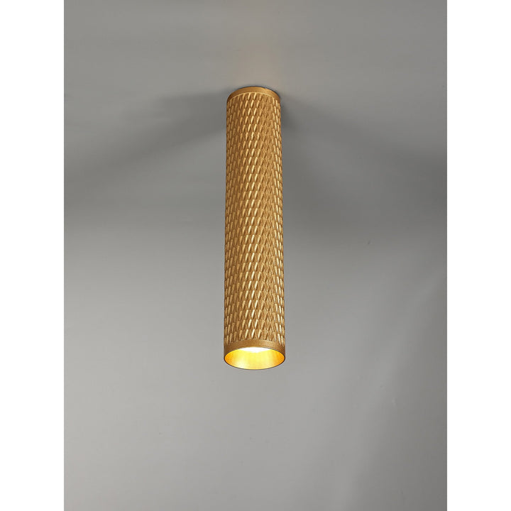 Nelson Lighting NL80249 Silence 30cm Surface Mounted Ceiling Light 1 Light Champagne Gold