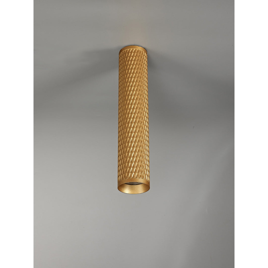 Nelson Lighting NL80249 Silence 30cm Surface Mounted Ceiling Light 1 Light Champagne Gold